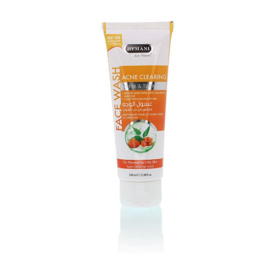 HEMANI ACNE CLEARING NEEM&TURMERIC FACE WASH 100ml