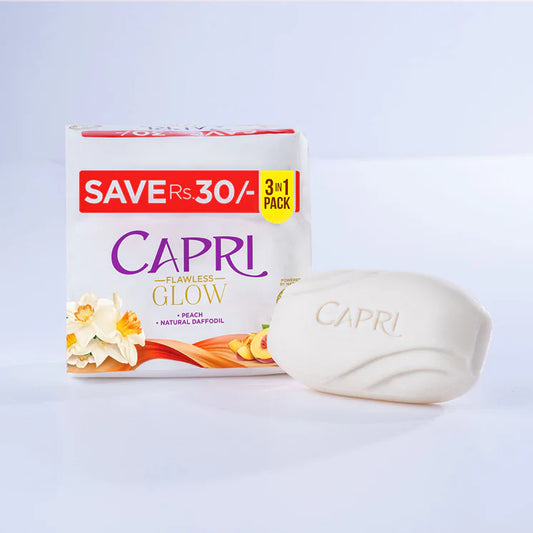 CAPRIL FLAWLESS PEACH NATURAL DAFFODIL  3 IN 1 150 GM