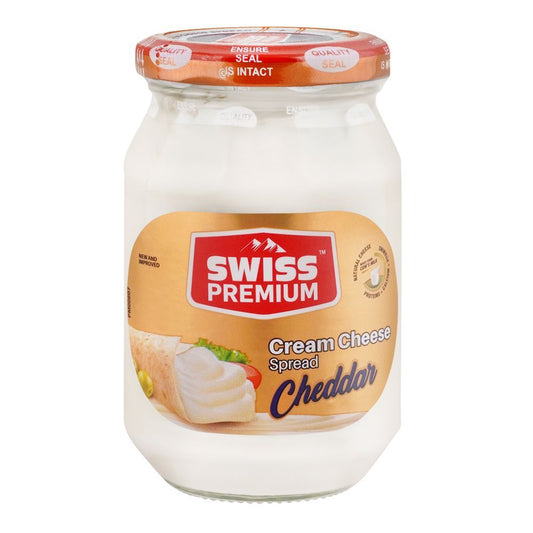 SWISS PREMIUM CREAN CHEESE SPREAD CHEDDAR 250G