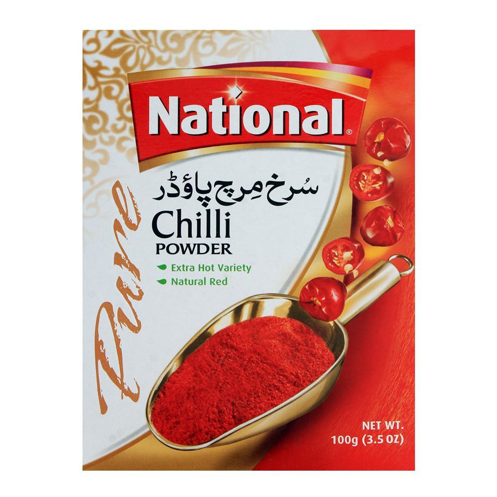 NATIONAL RED CHILLI POWDER 100GM