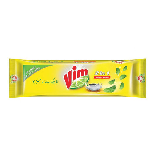 VIM BAR LEMON & PUDINA 2 IN 1