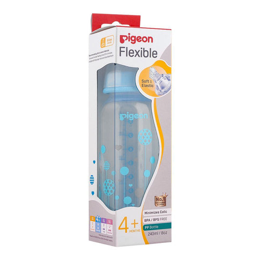 PIGEON FLEXIBLE SOFT&ELASTIC PPBOTTLE 240ML/8OZ