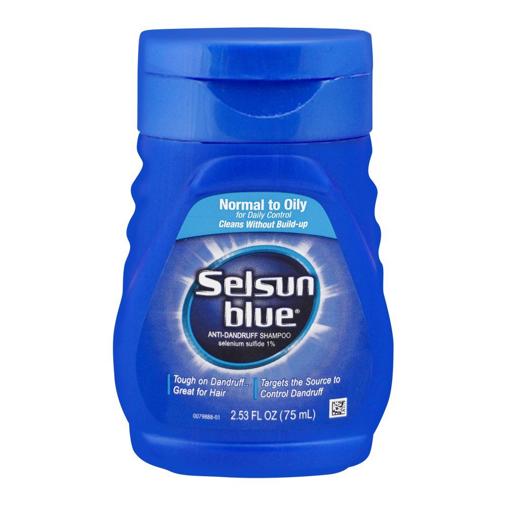 SELSUN BLUE ANTI DANDRUFF NORMAL TO OILY 75ML