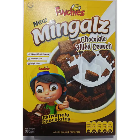 FUNCHIES MINGALZ Chocolate Filled Crunch 330 Gm