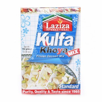 LAZIZA INTERNATIONAL KULFA KHOYA FROZEN DESSERT MIX 152GM