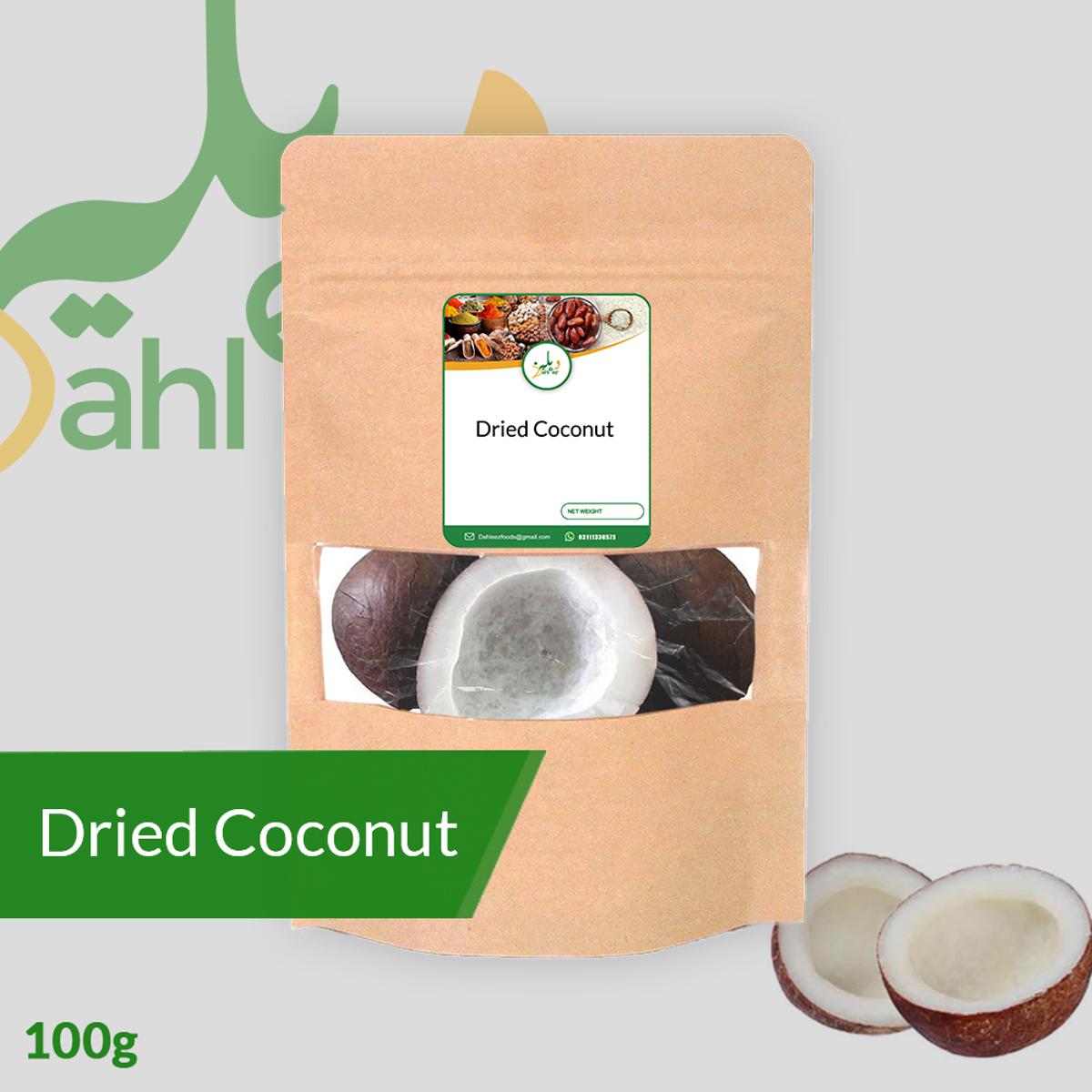 DAHLEEZ COCONUT WHOLE 100G