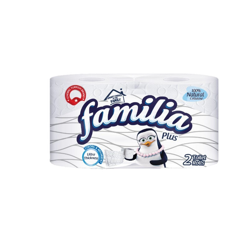 FAMILIA  PLUS  TOILET  PAPER  DOUBLE  ROLL (Pack of 2)