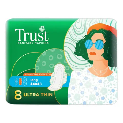 TRUST SANITARY NAPKINS 8 ULTRA THIN