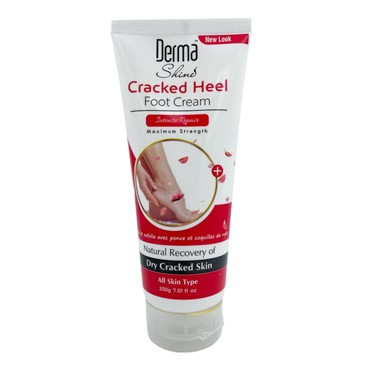 DERMA SHINE CRACKED HEEL FOOT CREAM 200g