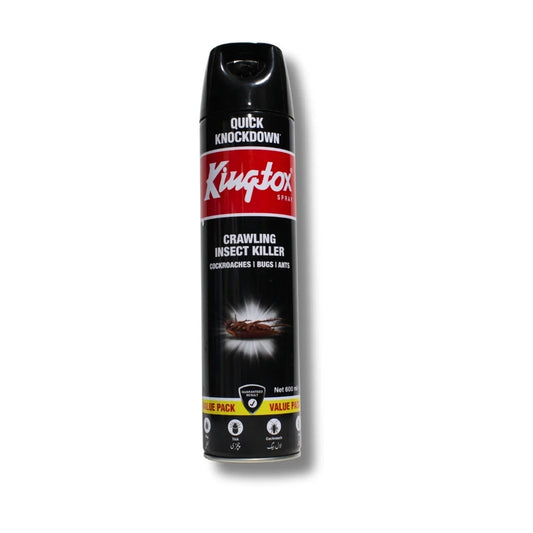 KINGTOX&SPRAY CRAWLING INSECT KILLER COCKROCHES &BUGS&ANTS 600ml