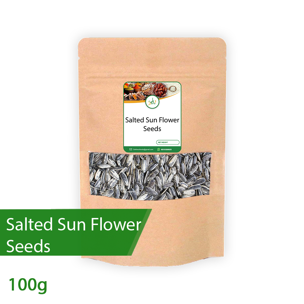 DAHLEEZ SUNFLOWER SEEDS SALTED 100G