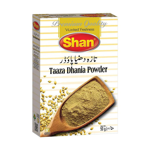 SHAN TAAZA DHANIA POWDER 50GM