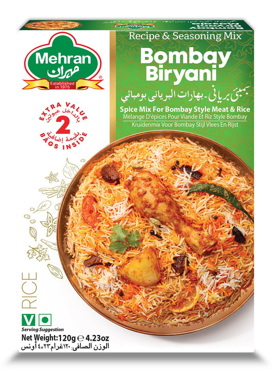 MEHRAN BOMBAY BIRYANI MASALA 2 BAGS INSIDE