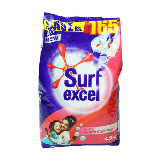 NEW SURF EXCEL WITH FABRIC CARE PERALS 4.5kg SAVE RS 165