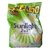 SUNLIGHT 2 IN1 CLEAN&FRESH 4kg save rs 150