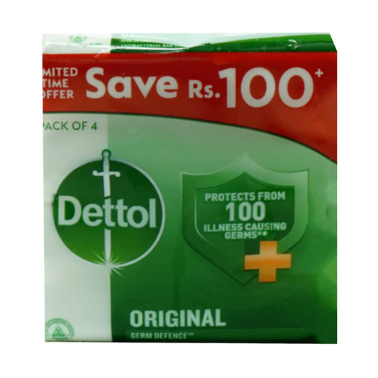 DETTOL ORIGNAL SOAP PACK OF 4