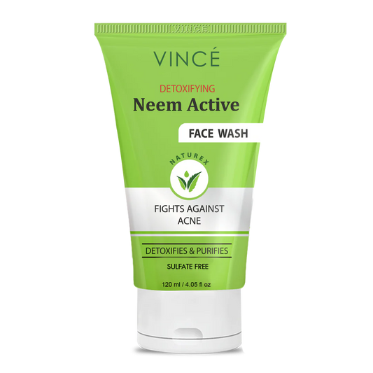 VINCE DETOXIFYING NEEM ACTIVE FACE WASH 120ML