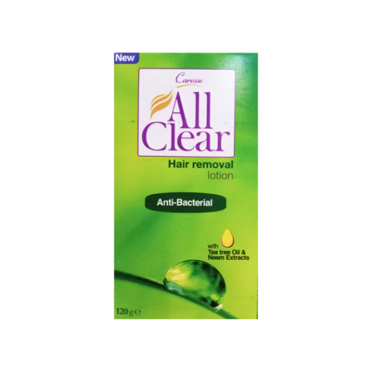 ALL CLEAR HAIR REMOVAL LOTION ANTI-BACTERIAL (120g)