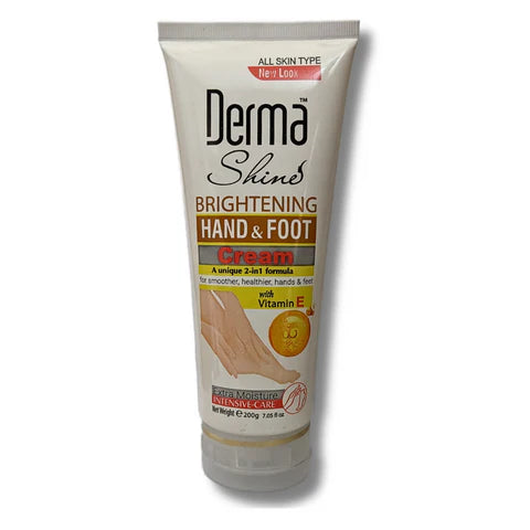 DERMA SHINE HAND AND FOOT BRIGHTENING CREAM