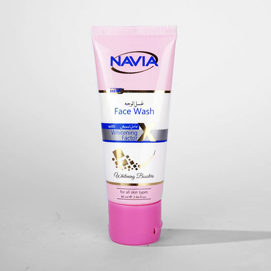 NAVIA WHITENING FACTOR FACEWASH 80ML