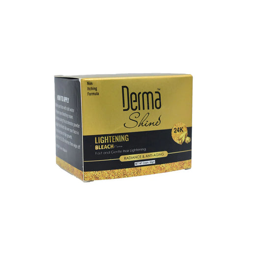 DERMA SHINE 24K GOLD LIGHTENING BLEACH CREAM 90gm