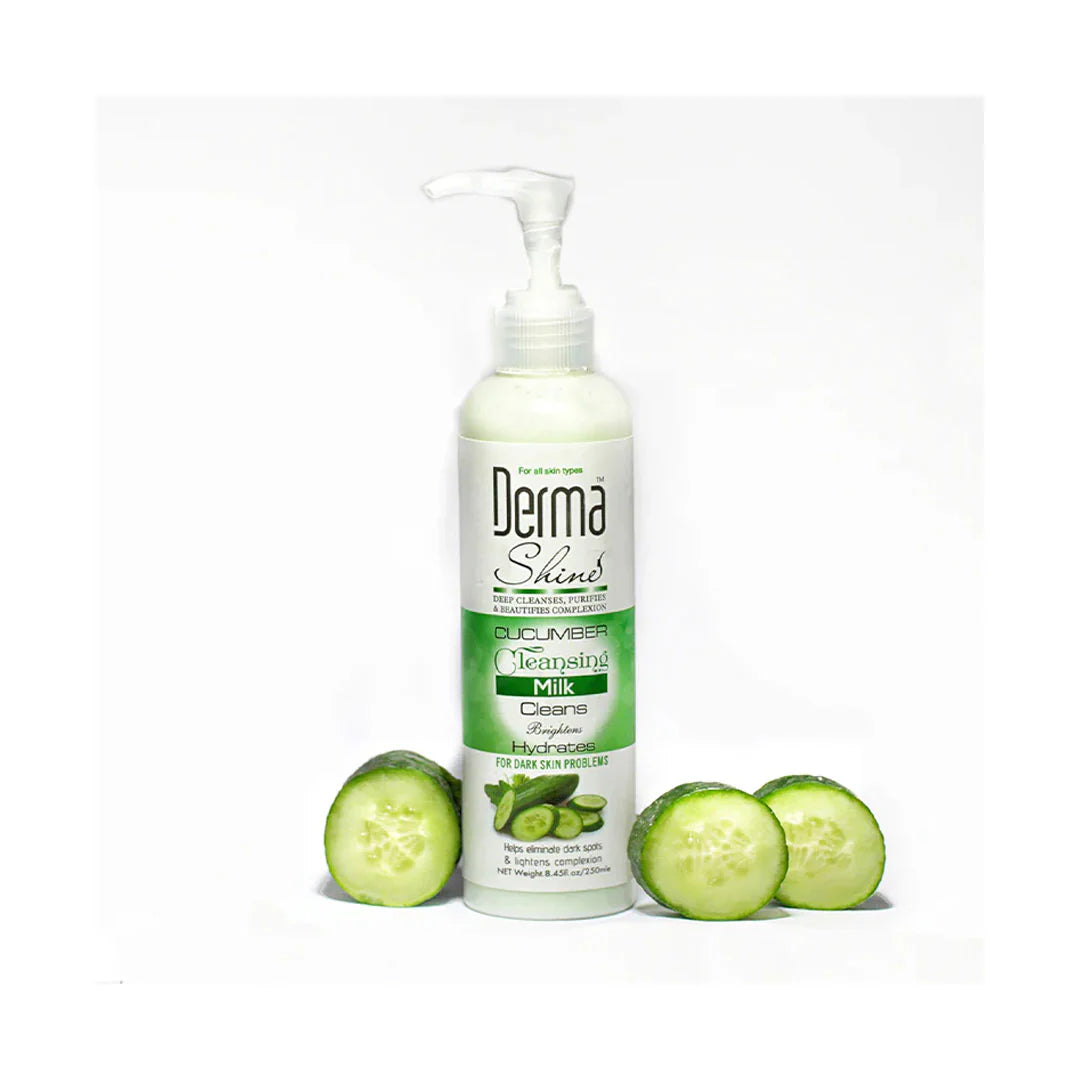 DERMA SHINE CUCUMBER CLEASNSING  MILK (250ml)