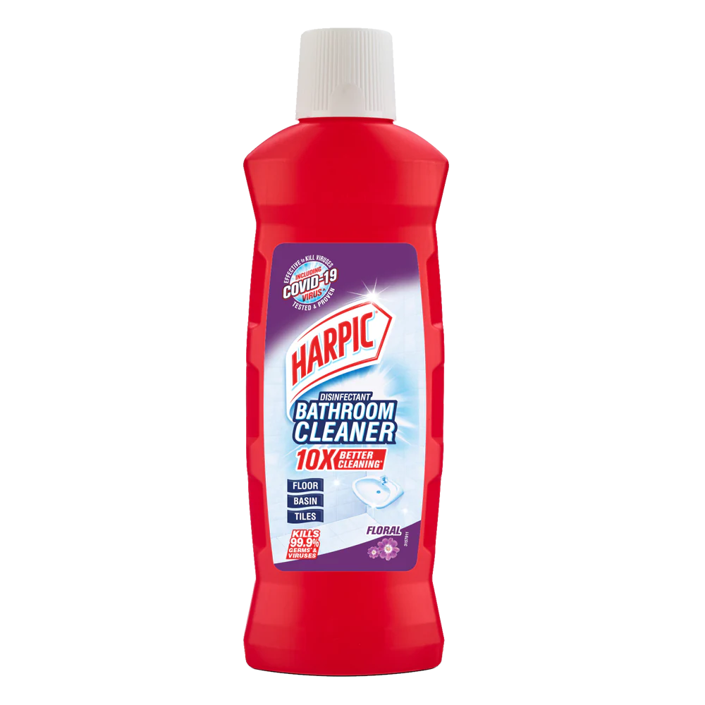 HARPIC DISINFECTANT BATHROOM CLEANER 10X FLOREL 450ML