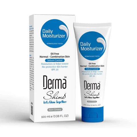 DERMA SHINE DAILY MOISTURIZER OIL FREE FOR NORMAL - COMBINATION SKIN