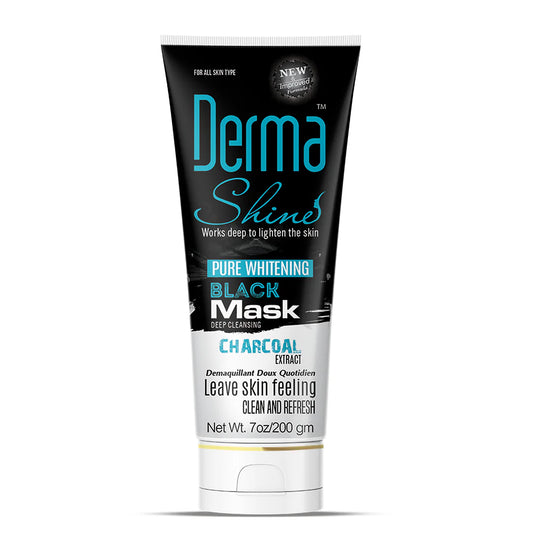 DERMA SHINE  CHARCOAL BLACK MASK 200gm