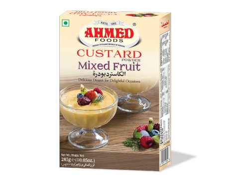 AHMED FOODS CUSTARD POWDER MIXED FRUIT