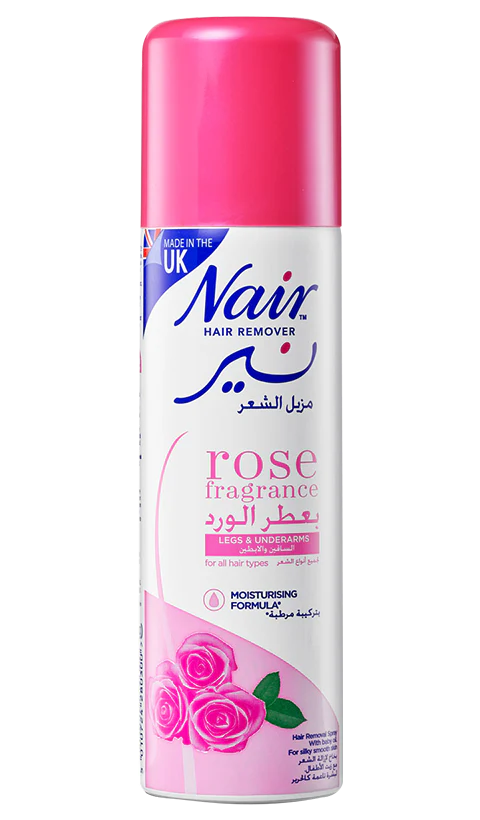 NAIR HAIR REMOVAL SPRAY ROSE FRAGRANCE (200ml)