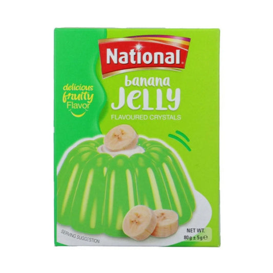 NATIONAL BANANA JELLY FLAVOURED CRYSTALS