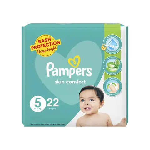 PAMPERS SKIN COMFORT S5 22DIAPERS