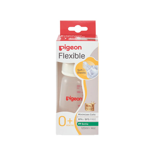 PIGEON FLEXIBLE SOFT&ELASTIC 120ML/4OZ