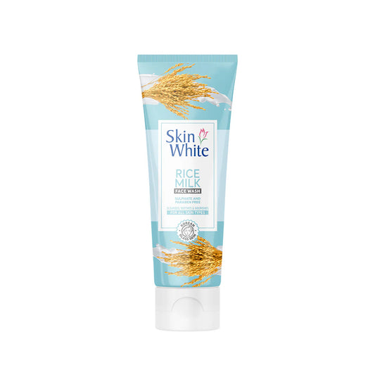 SKIN WHITE RICE MILK FACE WASH 50G