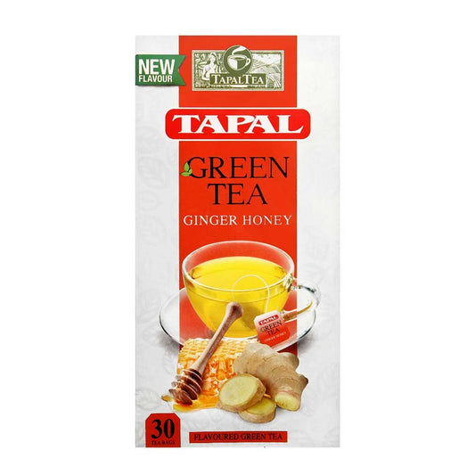 TAPAL GREEN TEA GINGER HONEY 30 BAGS