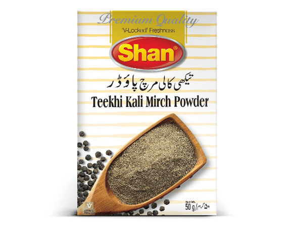 SHAN TEEKHI KALI MIRCH POWDER 25GM