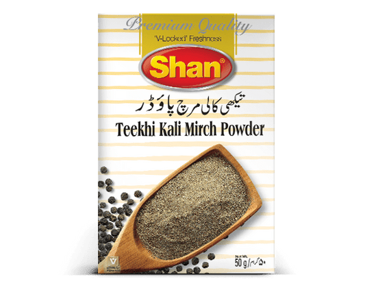 SHAN TEEKHI KALI MIRCH POWDER 25GM