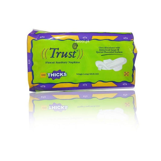 TRUST FINEST SANITARY NAPKINS 10 THICKS