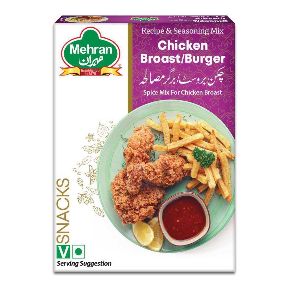 MEHRAN CHICKEN BROAST BURGER MASALA 130G