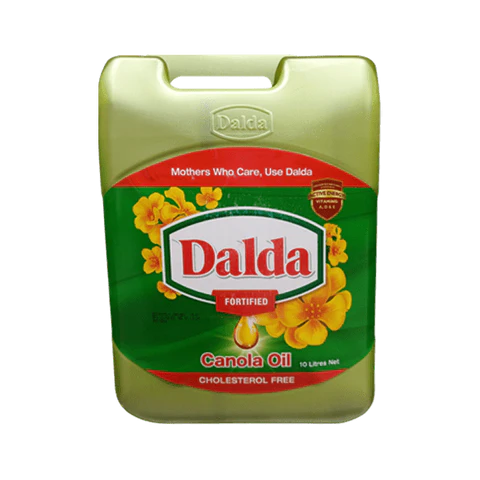 DALDA CANOLA OIL 10 LITER CHOLESTEROL FREE