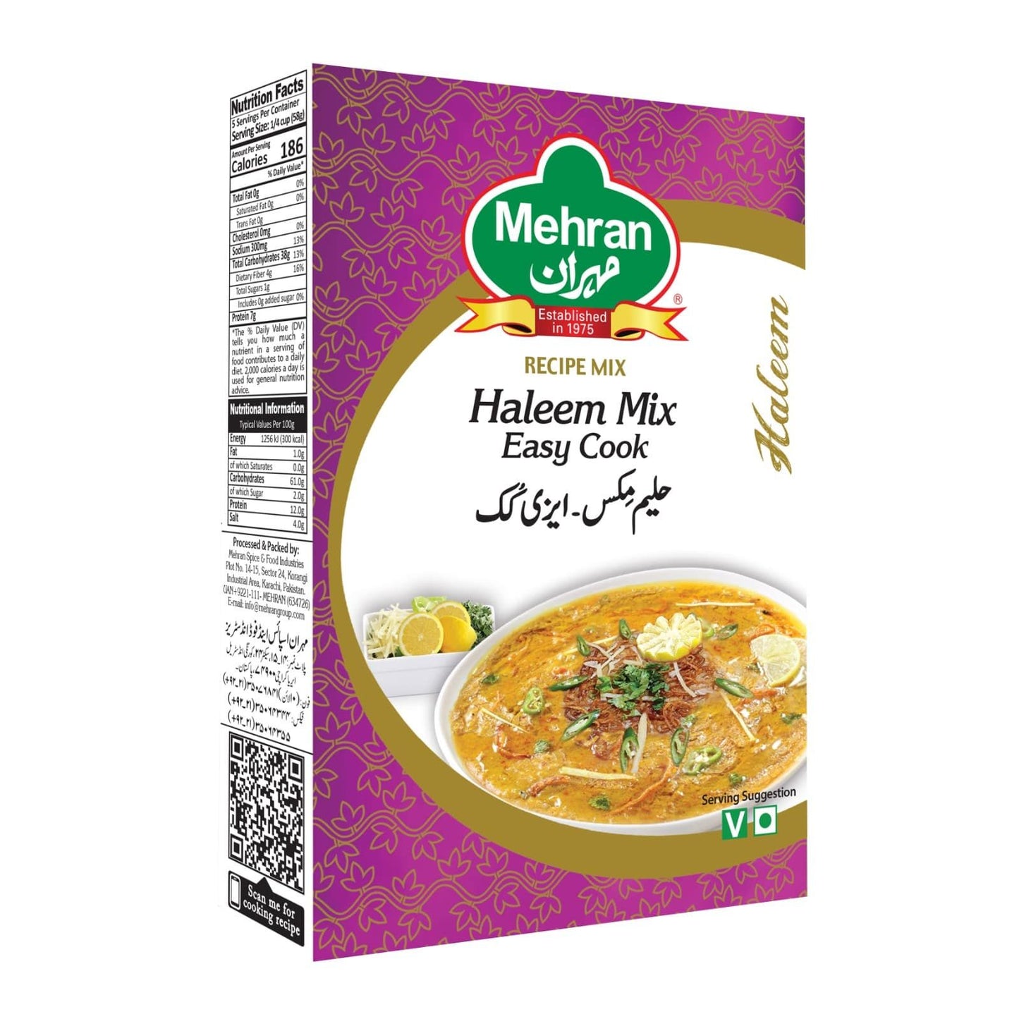 MEHRAN HALEEM MIX EASY COOK MASALA 375G