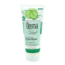 DERMA SHINE GENTLY EXFOLIATING SKIN HYDRATING FAICAL MASK