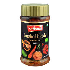 NATIONAL CRUSHED PICKLE MIXED IN OIL 750GM