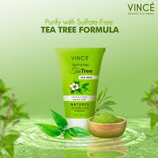 VINCE MATTIFYING TEA TREE FACE WASH 120ML