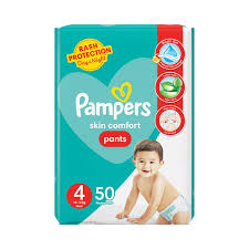 PAMPERS SKIN COMFORT PANT 50 NAPPY PANTS 10-14KG