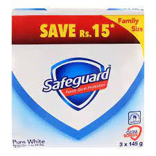 SAFEGUARD  PURE WHITE 3 IN 1