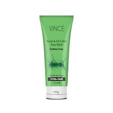 VINCE ACNE OIL CLEAR FACE WASH SULFATE FREE 75ML