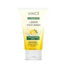 VINCE ILLUMINATING LEMON FACE WASH REDUCES DARK SPOTS 120ML