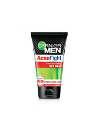 GARNIER MEN NEW ACNO FIGHT 6 IN 1 ANTI PIMPLE FACE WASH 100ml